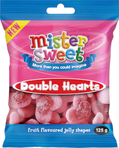 Mister Sweet Double Hearts 125g