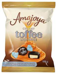 Internet only: Amajoya Creamy Liquorice Toffee 100g