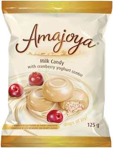 Internet only: Amajoya Candy Cranberry Yogurt 125g