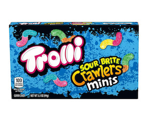 Trolli Sour Brite Crawlers Minis Gummies Theatre Box 3.5oz / 99g