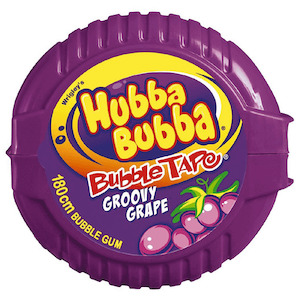 Internet only: Hubba Bubba Bubble Tape Groovy Grape 2oz / 56.7g