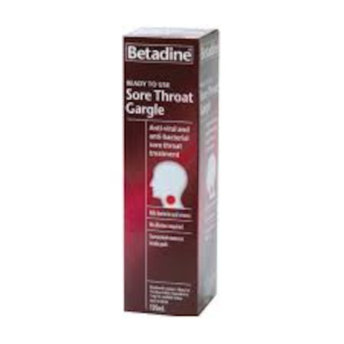 BETADINE ready to use Sore throat gargle 120ml