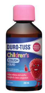 Peter Boles Pharmacy: DURO-TUSS Children's Cough Liquid Strawberry Flavour