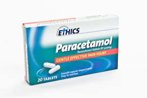 Peter Boles Pharmacy: ETHICS Paracetamol 500mg - 20 tablets