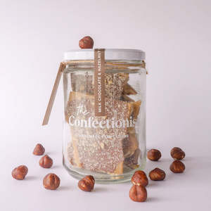 Milk Chocolate & Hazelnut Toffee - 200g Jar