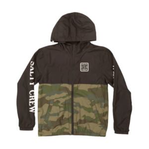 S-Hook Boys Windbreaker - Black Camo