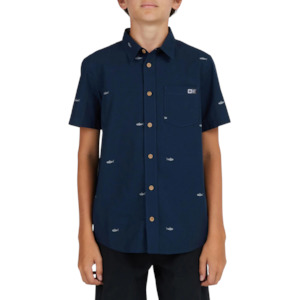 Bruce S/S Shirt Woven - Navy