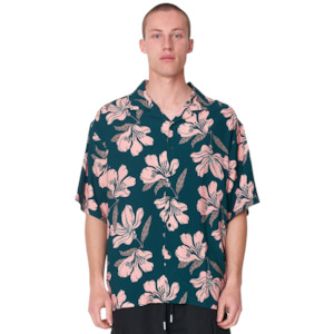 Bloom Box Party Shirt - Green/Pink