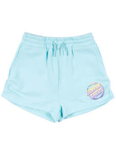 Throwdown Dot Track Shorts - Aqua