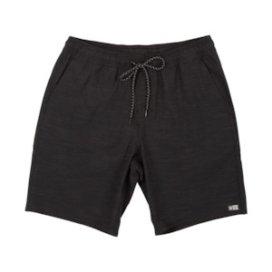 Boys Hybrid Elastic Waist- Charcoal