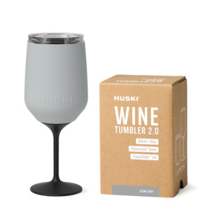 Huski Wine Tumbler 2.0 - Stone Grey