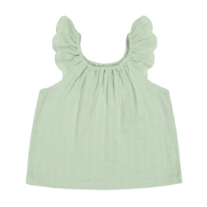 Homewares: Organic Cotton Gemma Blouse - Sage