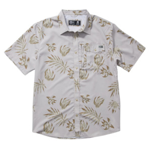 Homewares: Badland SS Tech Woven Shirt - Natural