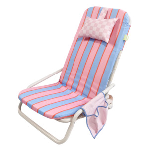 Bubblegum Luxe Beach Lounger