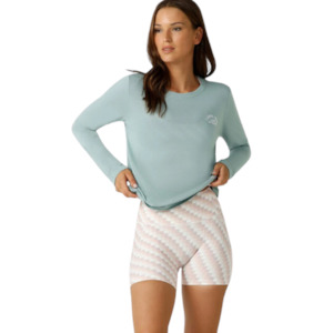 Lotus Long Sleeve Top - Sea Mist