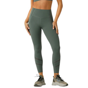 Formation 2-Pocket Recycled Ankle Biter Leggings - Agave Green