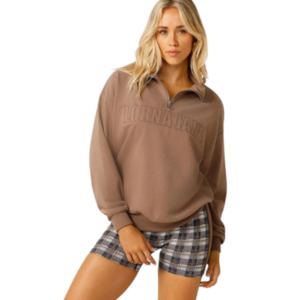 Iconic Quarter Zip Sweat - Cedar