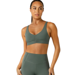 Formation Recycled Sports Bra - Agave Green