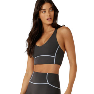 Unwind Longline Sports Bra - Dark Titanium