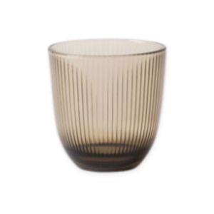 Rib Tumbler - Smoke Brown