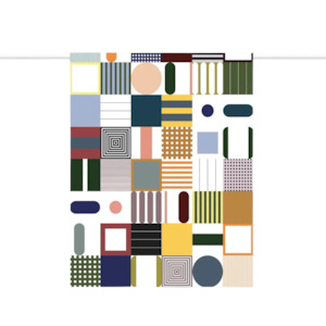 Tea Towel - Abstract Squares