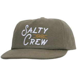 Homewares: Splice 5 Panel Cap - Olive