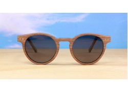 Butterscotch wooden Polarised Sunglasses Black Oak