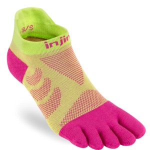 Injinji Womens Specific Ultra Run No Show Running Socks