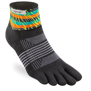 Injinji Spectrum TRAIL Women's Specific Midweight Mini-Crew Running Socks