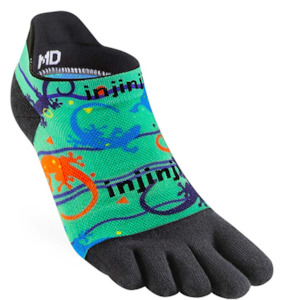 Clothing: Injinji SPECTRUM RUN Lightweight No-Show