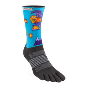 Clothing: Injinji Artist Designed Women's Trail Crew Toesocks