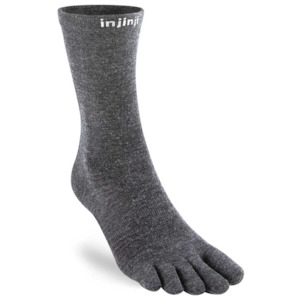 Injinji LINER Lightweight Crew Wool Socks