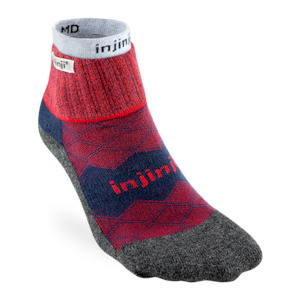 Injinji RUNNER + LINER Mens Mini-Crew Running Socks