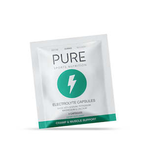 Bicycle and accessory: PURE ELECTROLYTE REPLACEMENT 4 CAP SACHET