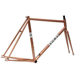 Bicycle and accessory: SOMA - RUSH FRAMESET - COPPER