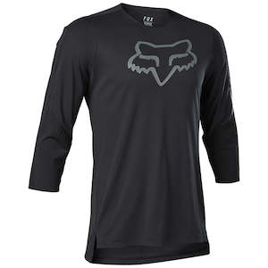 FOX FLEXAIR 3/4 ASCENT JERSEY [BLACK]