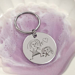 Mini Masterpiece Keyring - Round