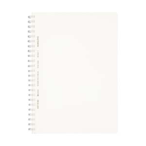 Kokuyo Soft Ring Notebook - Clear - Tear Off - 80 sheets - A5 - 6 mm Lined