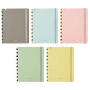 Kokuyo Sooofa Soft Ring Notebook - 4 mm grid - 80 Sheets - Wide A5