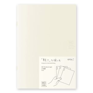 Midori MD Notebook Light - 3 Book Set - A5 Blank