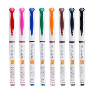 Pilot Fude Makase Colours Brush Pen - Extra Fine