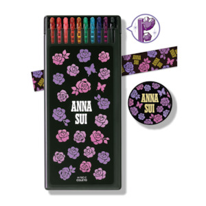 Pilot Hi-Tec-C Coleto Multi Pen 10 Color Refill and Washi Tape Set - Anna Sui Li…