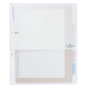 Stationery: Kokuyo GOOD TOOLS Two-hole Binder Notebook - 100 Sheets capacity - A4 Size - Inner Paper B5