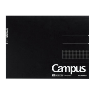 Kokuyo Campus Notepad - 5 mm Grid - 70 Sheets - A4