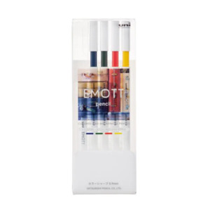 Uni Emott Mechanical Pencil 4 Color Set - 0.9 mm - No.3 Nostalgic