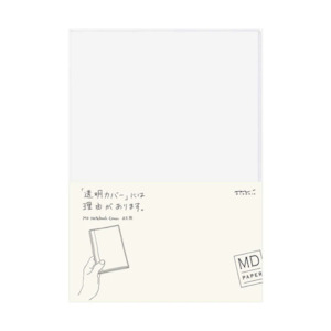 Midori MD Notebook Cover - PVC Clear - A5