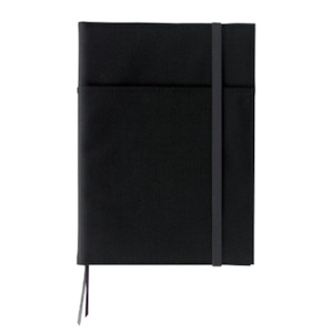 Stationery: Kokuyo Polyester Notebook Cover (With one Twin-ring Notebook) - 2 Notebooks Capacity - Slim B5