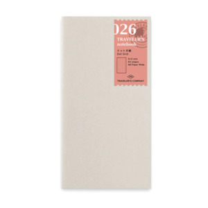 Traveler's Company Traveler's Notebook Refill 026 - Dot Grid - Regular Size