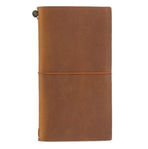 Traveler's Company Traveler's Notebook Starter Kit - Camel Leather - R…