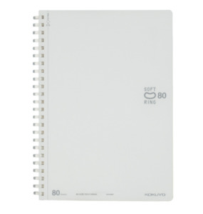 Kokuyo Soft Ring Notebook - Tear Off - 80 sheets - A5 - Blank